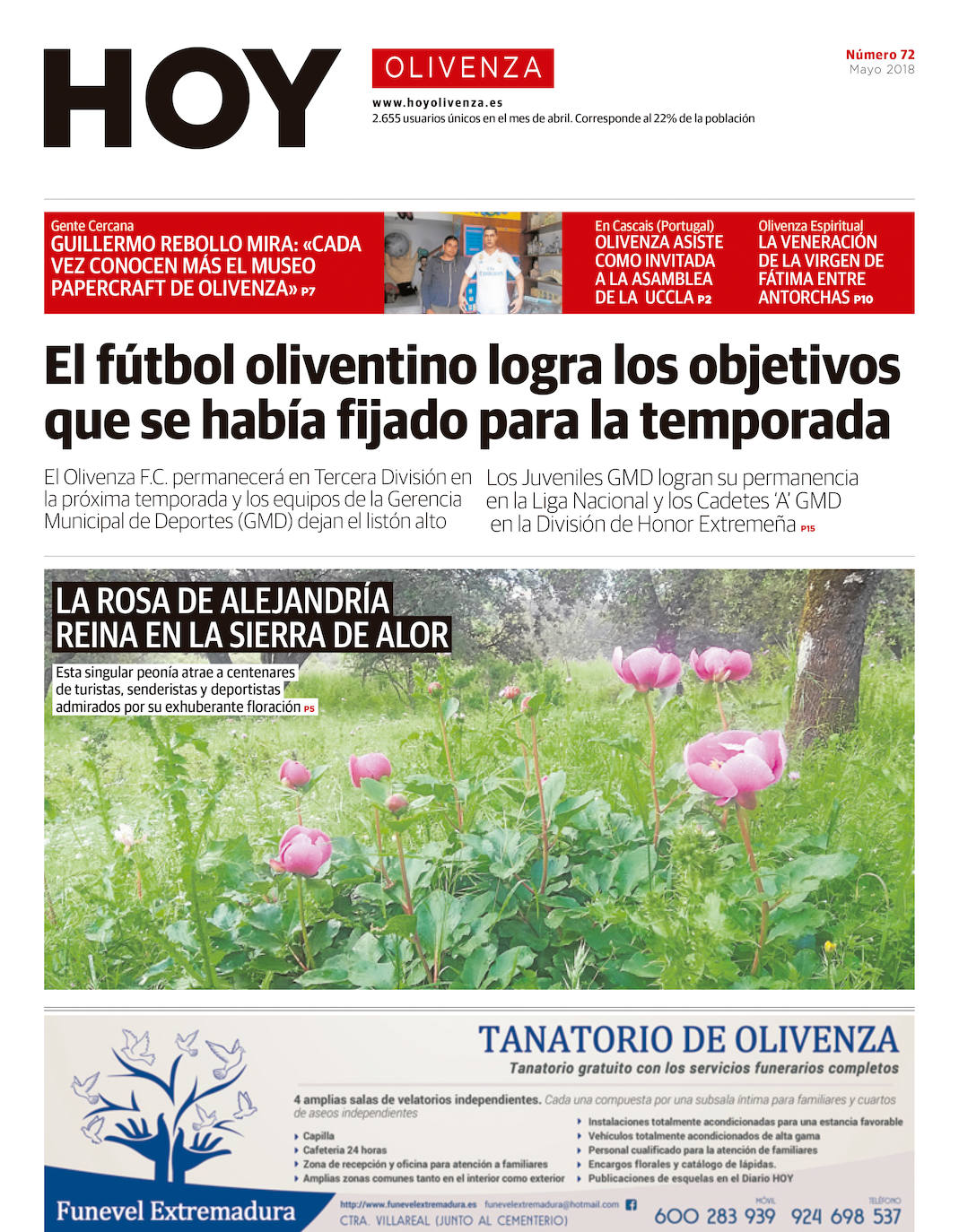 Fotos: Olivenza, portada a portada