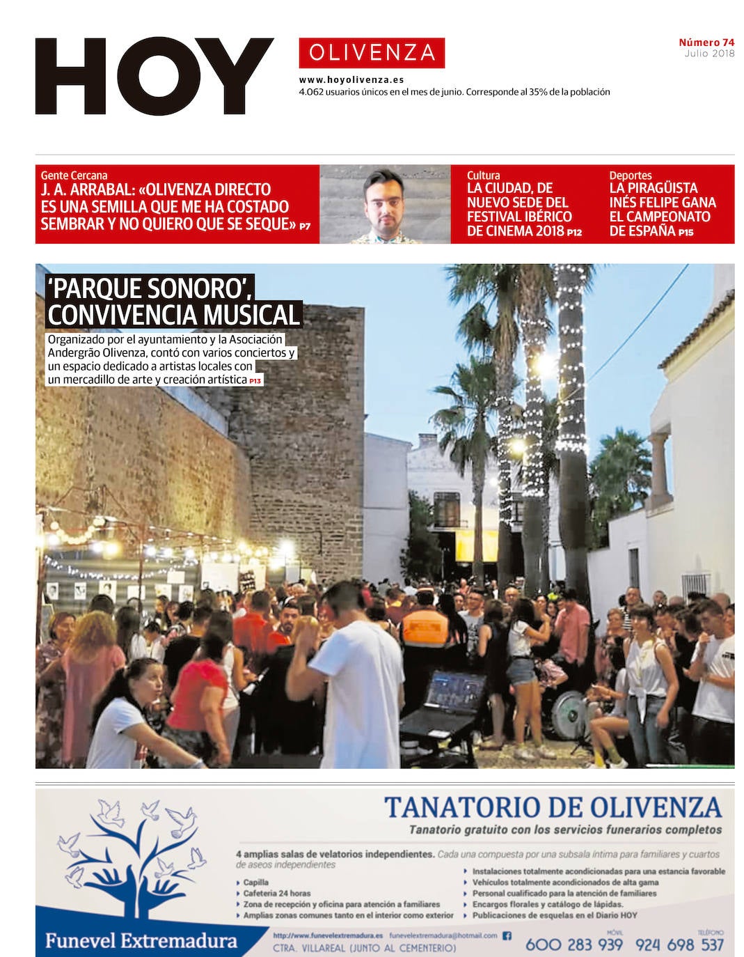 Fotos: Olivenza, portada a portada