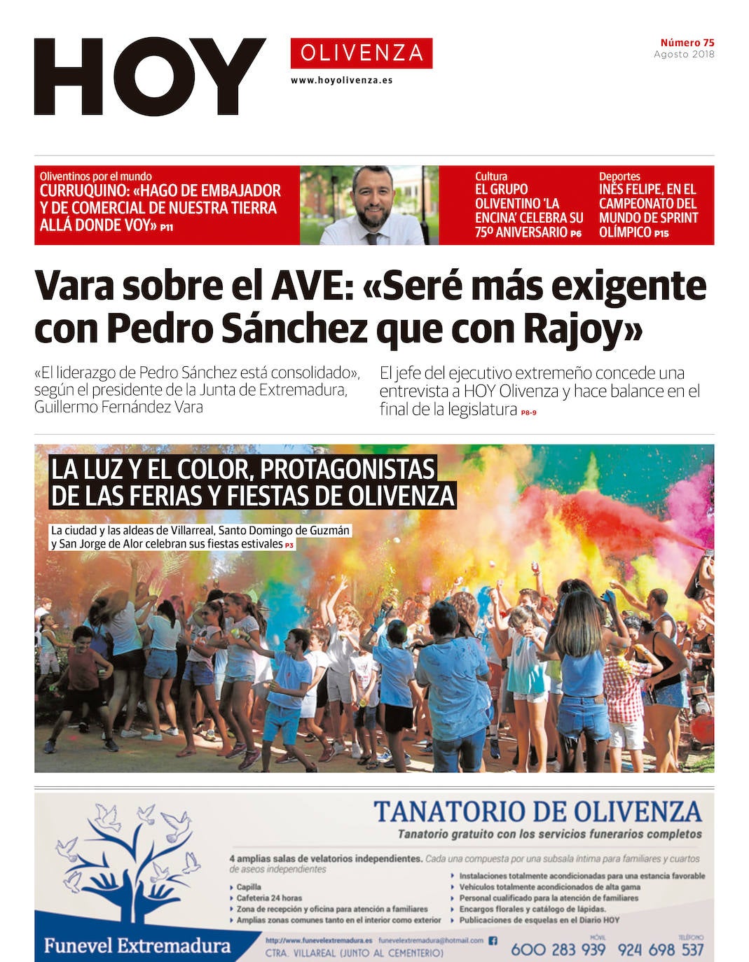 Fotos: Olivenza, portada a portada