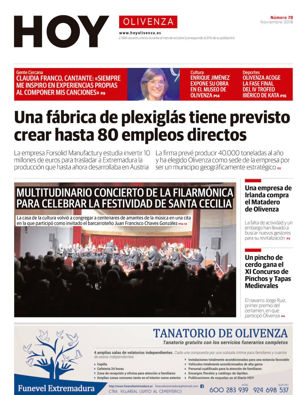 Fotos: Olivenza, portada a portada
