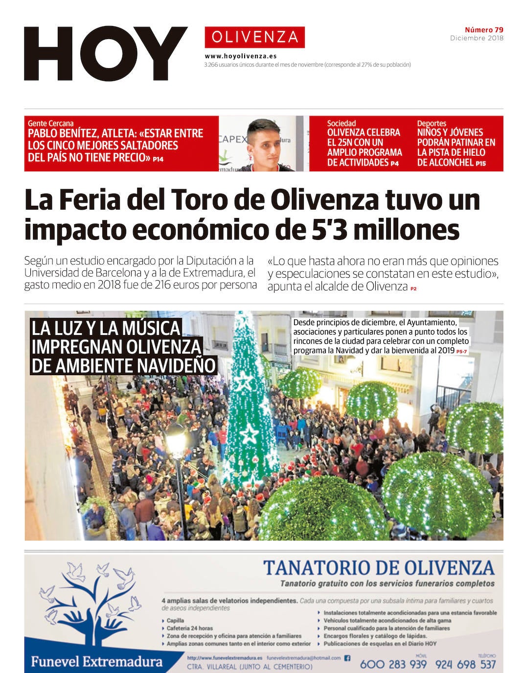 Fotos: Olivenza, portada a portada
