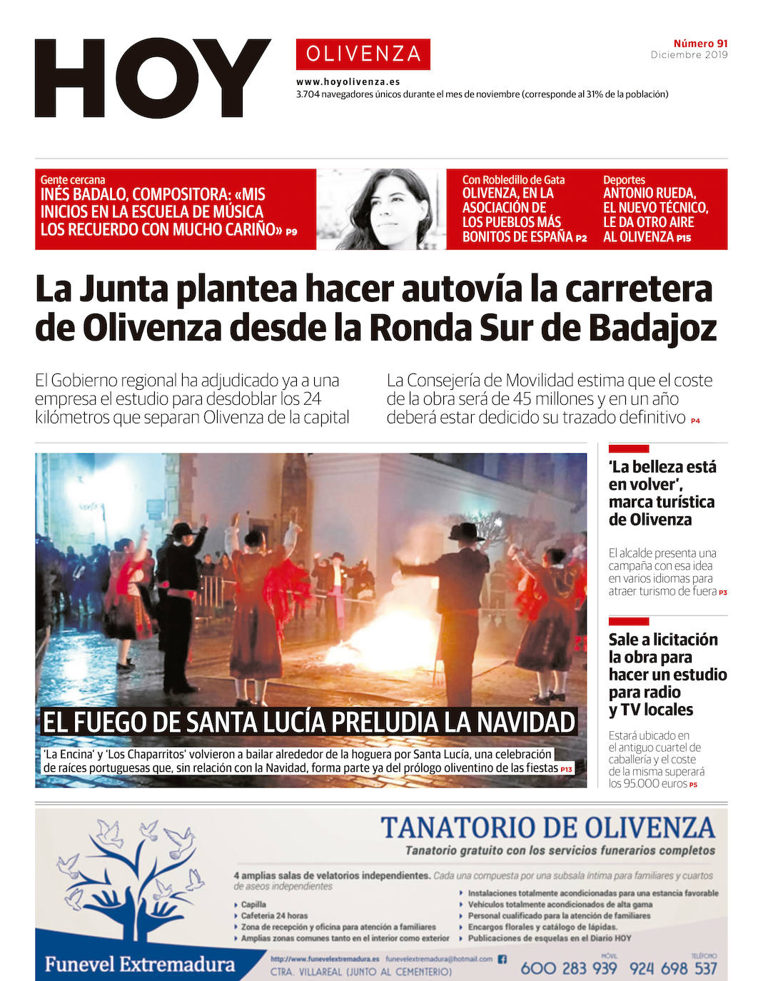 Fotos: Olivenza, portada a portada