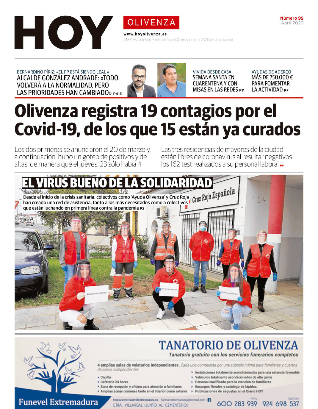 Fotos: Olivenza, portada a portada