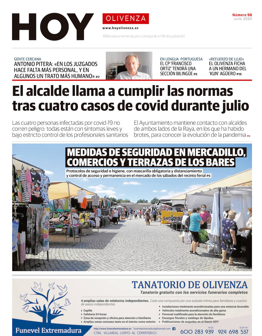 Fotos: Olivenza, portada a portada