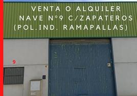 Extremadura Avante vende o alquila una nave del Polígono Industrial 'Ramapallas'