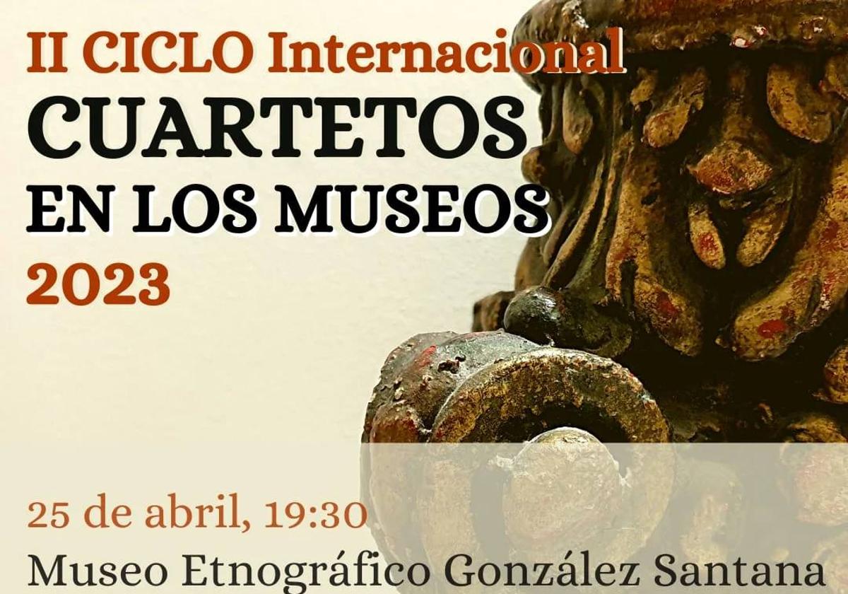 El Patio de Armas del Museo acogerá el concierto de cuerda del Cuarteto Ayala