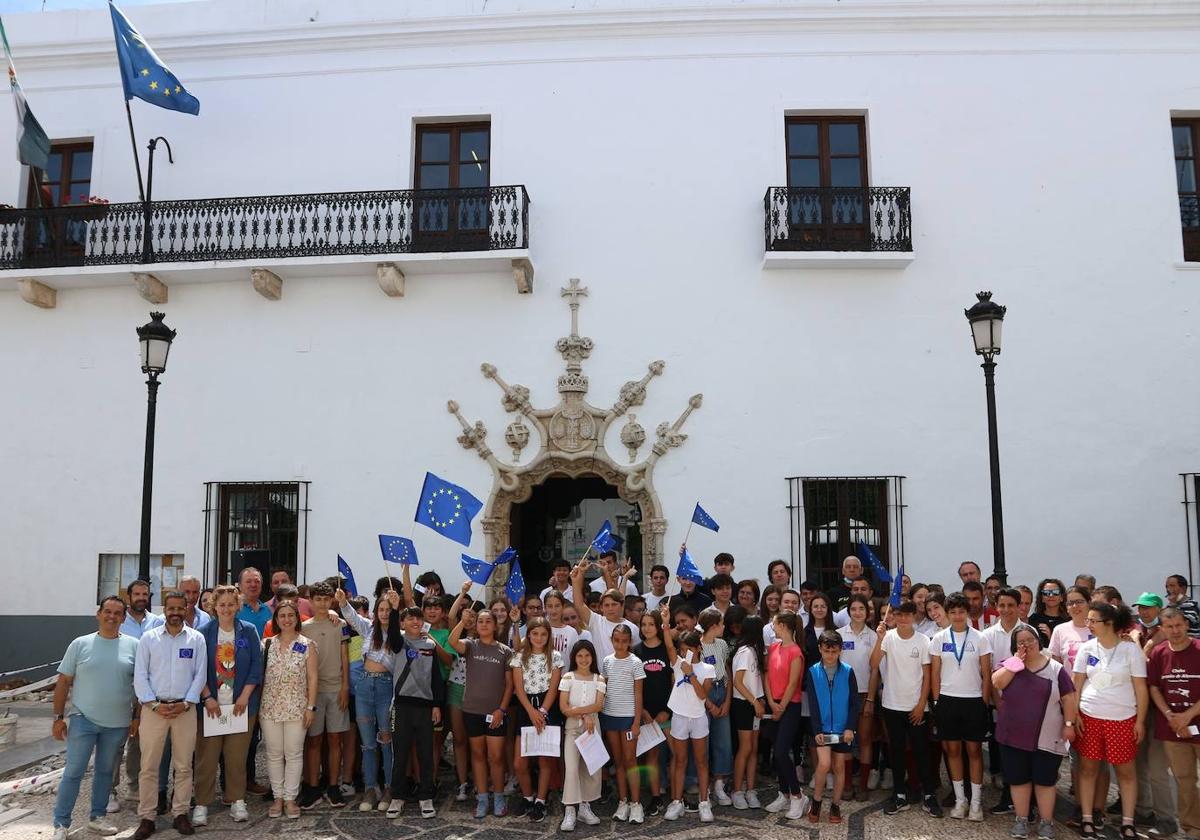 Algunos de los asistentes al acto.