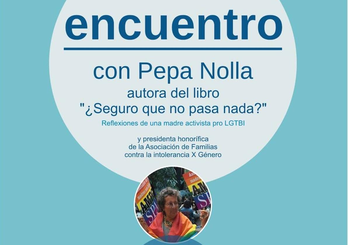 Con motivo del 'Día de las Familias' se realizará un encuentro con la autora Pepa Nolla