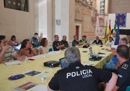 Reunión de la Junta Local de Seguridad.