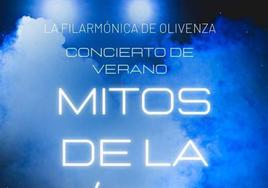 La Filarmónica de Olivenza ofrece su concierto de verano 'Mitos de la música'
