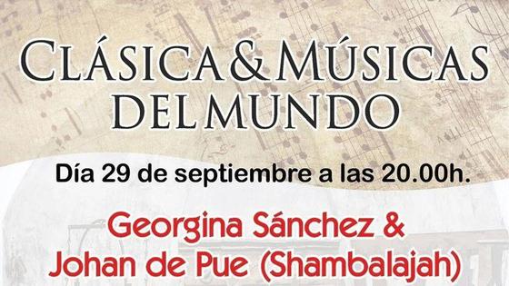 Clásica & Músicas del Mundo llega al Meegs con Georgina Sánchez y Johan De Pue