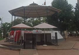 Quiosco del parque de Los PIntasilgos.
