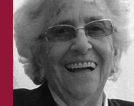 La maestra oliventina Fernanda Blasco Mendoza.