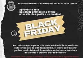 Un musical impulsará el comercio local en la campaña del Black Friday