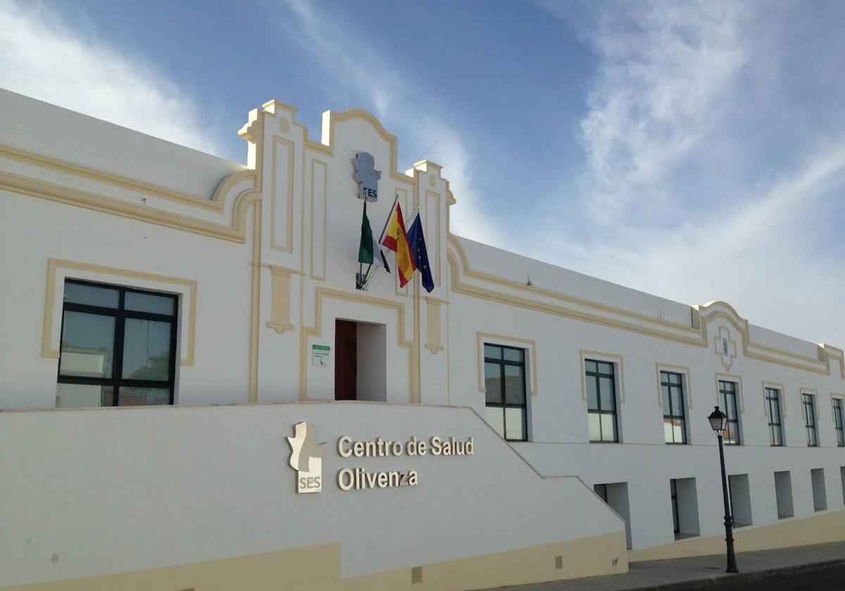 CEntro de Salud punto de partida de la manifestación.