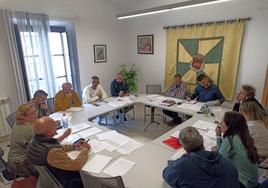 Momento de la reunión mantenida.