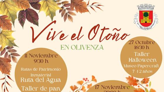 El programa 'Vive el otoño' llega cargado de actividades culturales