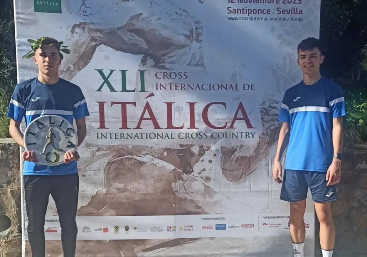 El atleta Andrés González Pacheco gana el Cross Internacional de Itálica en la categoría sub18