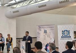 González Andrade en su intervención.