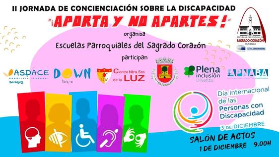 Las Escuelas Parroquiales organizan la 'II Jornada de Concienciación sobre la Discapacidad'