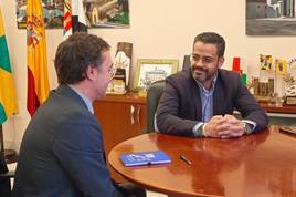 Momento de la reunión mantenida.