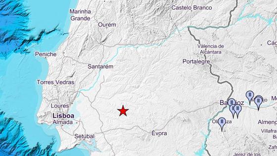 Olivenza siente el terremoto registrado en la localidad portuguesa de Vendas Novas