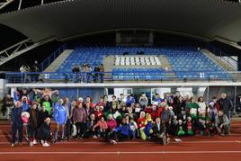 Participantes en la I San Silvestre Solidaria.