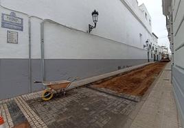 Vista de las obras que han comenzado.