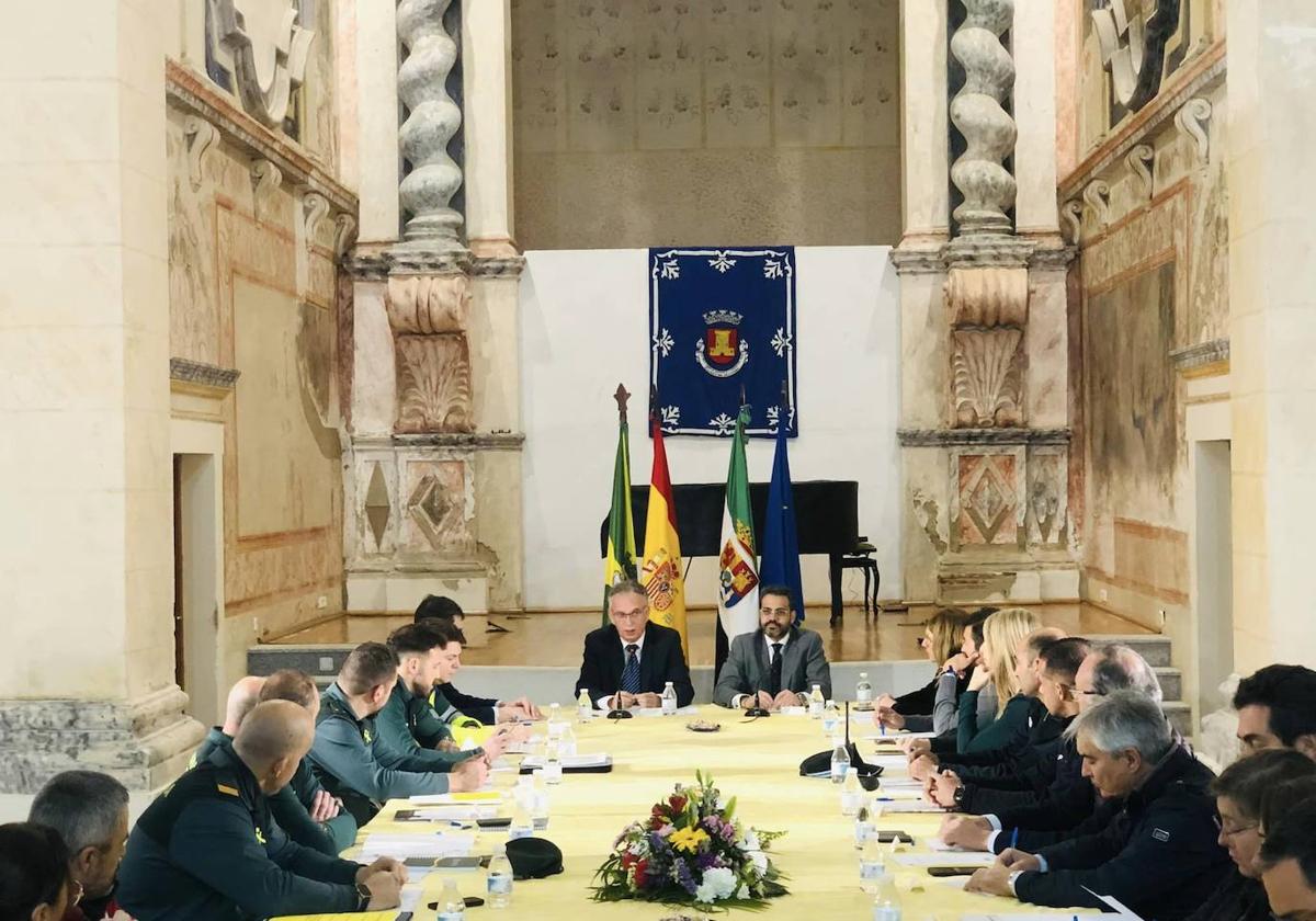 algunos de los asistentes a la reunión.