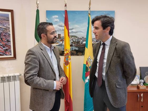 El matador de toros Juan Ortega giró una visita a Olivenza