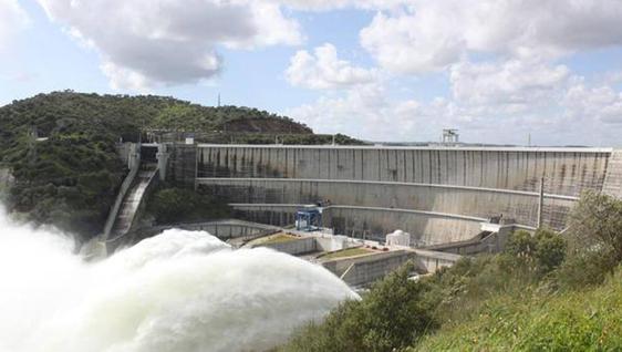 Alqueva ha desembalsado 45hm3 de agua de la presa de Pedrógão