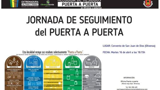 Convocada una reunión informativa sobre el sistema Puerta a Puerta