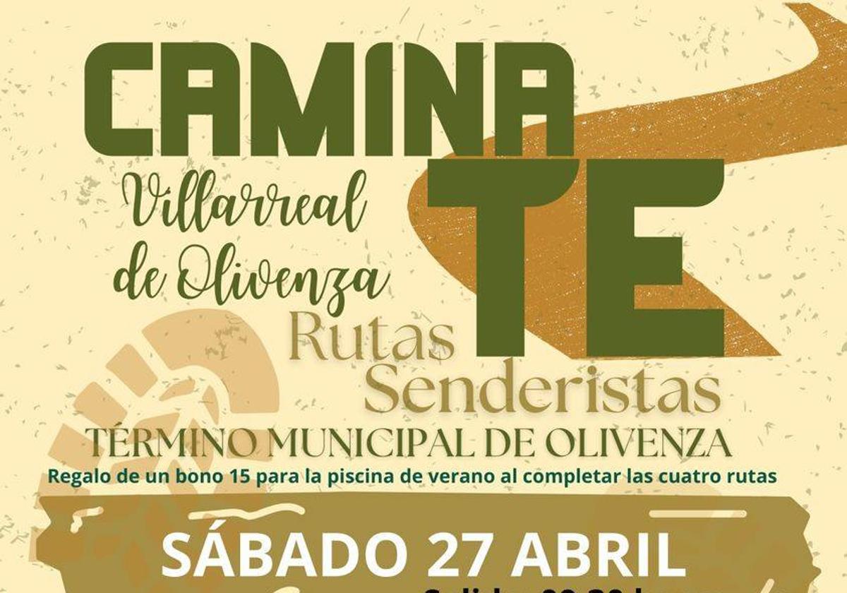 La tercera ruta del programa 'Camínate Olivenza' será en Villarreal