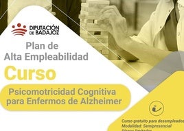 Últimas plazas para el curso 'psicomotricidad Cognitiva para enfermos de Alzheimer