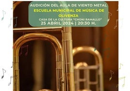 El Aula de viento metal de la Escuela Municipal ofrece una audición