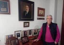 Ramón Rocha en su casa, imagen de archivo.