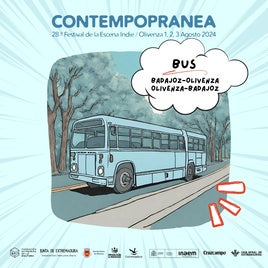 Los asistentes a Contempopránea contarán con transporte Badajoz-Olivenza