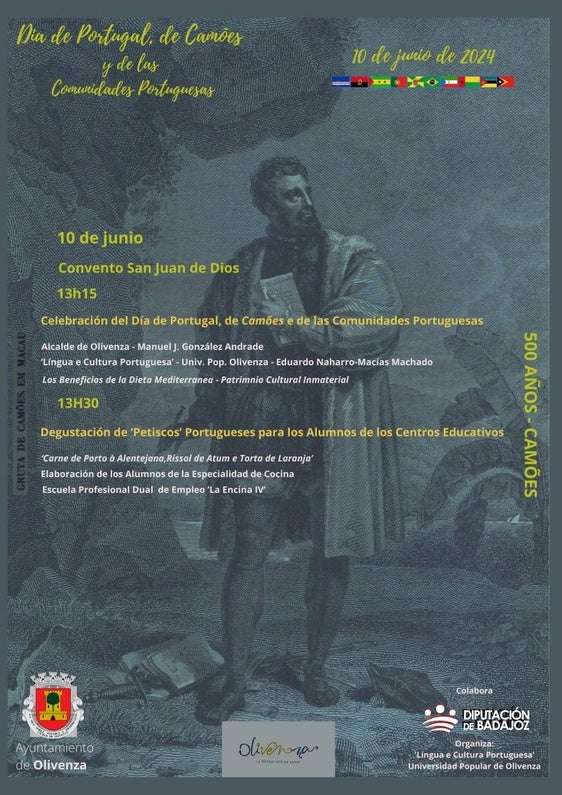 Una charla y una degustación de petiscos serán los ejes del Día de Portugal