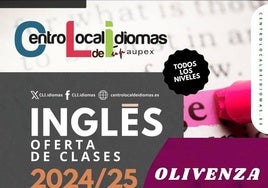 Abiertas las inscripciones del Centro Local de Idiomas de Olivenza