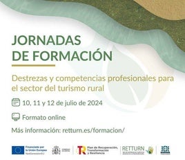 Abierto el plazo de inscripción para el curso online de Turismo Rural