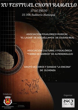 El XV Festival Folklórico 'Choni Ramallo' contará con grupos de Almendralejo y de Socuéllamos