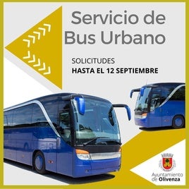 Últimos días para solicitar el servicio de transporte urbano escolar