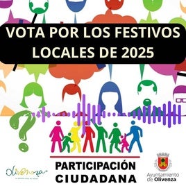 Abierto un proceso de votación para elegir los festivos locales de 2025