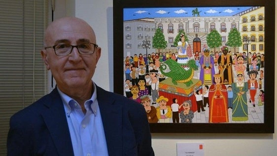 La obra del artista naíf extremeño Manuel Gómez Arce regresa al Meegs