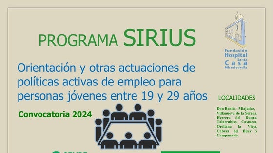 La Santa Casa de Misericordia ofrece el programa de formación Sirius a jóvenes en paro