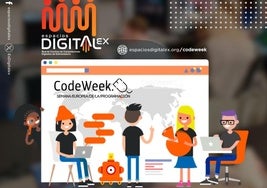 El Espacio Digitalex de Olivenza celebra la CodeWeek con diversos talleres