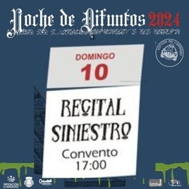 El Recital Siniestro contará con reconocidos autores y poetas locales y regionales