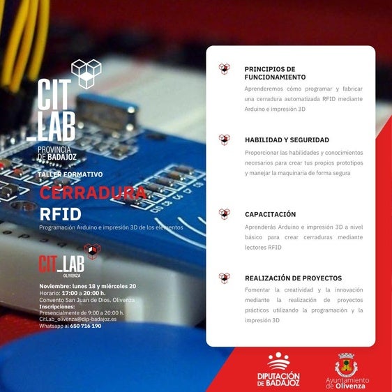 El Cit-Lab ofrece un taller para fabricar cerraduras automatizadas