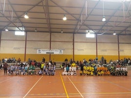 Equipos participantes en la primera convivencia de La Albuera.