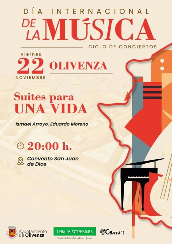 El concierto 'Suite para una vida' traerá a los músicos Ismael Arroyo y Eduardo Moreno